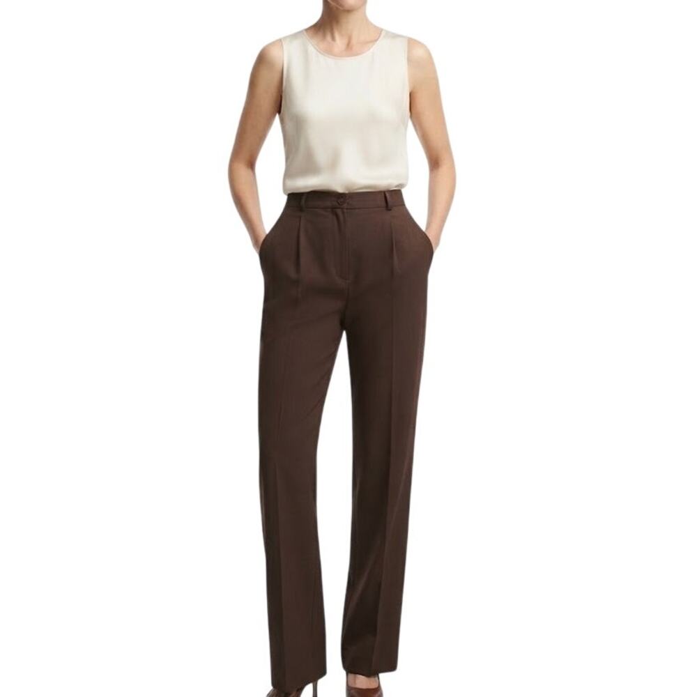 REQUIREMENTS Womens Vintage Wool Trousers Dress Pants Plus Size 2X